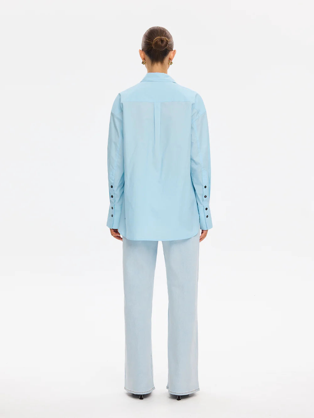 KIVARI - Becky Shirt in Sky Blue