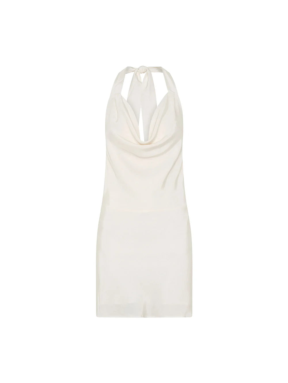 KIVARI - Arabella Halter Top in Cream