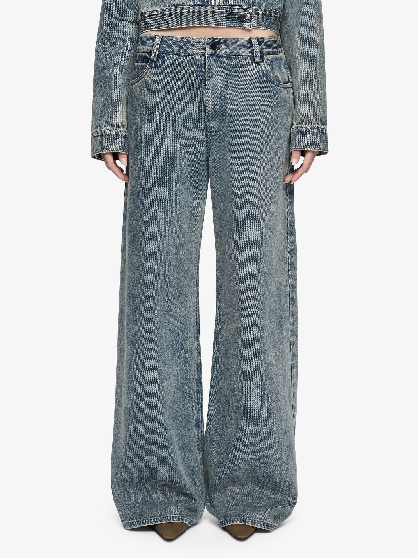 Bec + Bridge Teo Denim Jean in VINTAGE BLUE