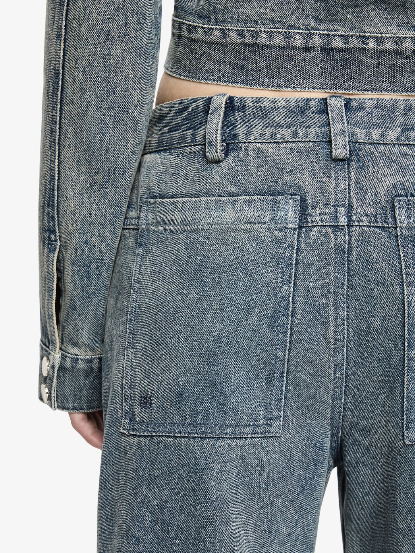 Bec + Bridge Teo Denim Jean in VINTAGE BLUE