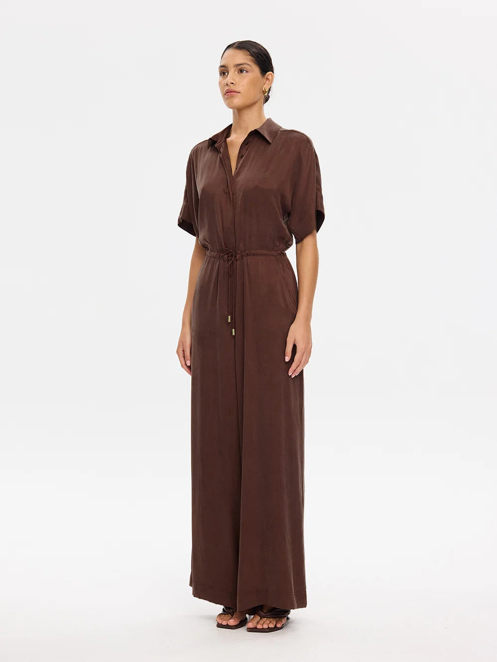 KIVARI - Jaxon Jumpsuit in Brown