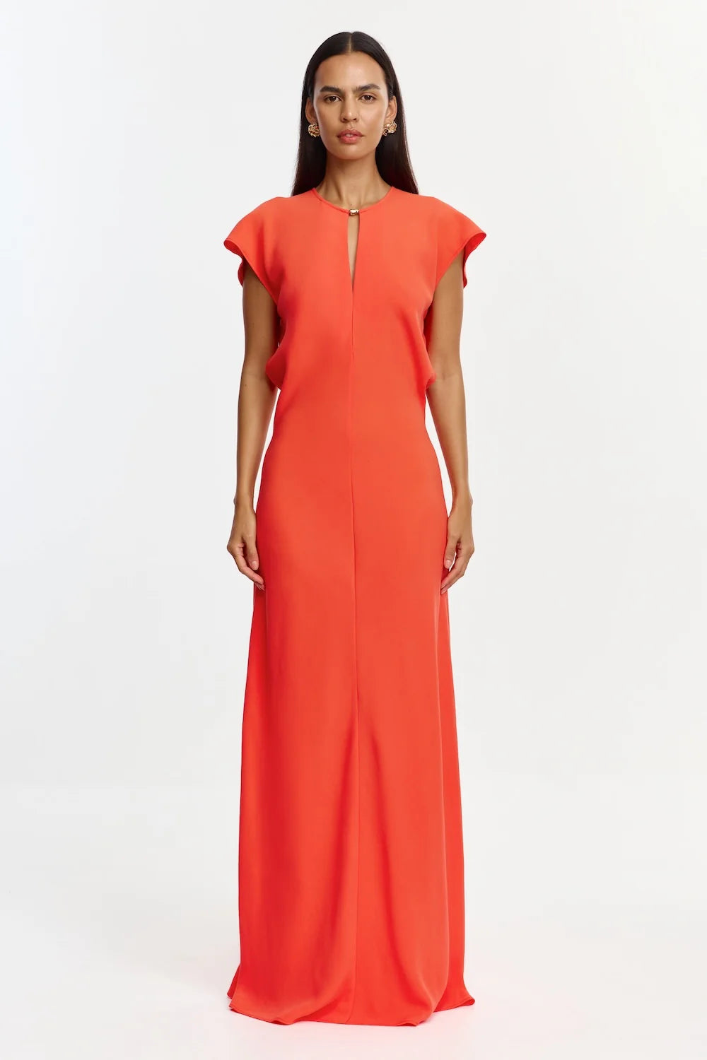 ACLER - Yarrow Maxi Dress in Chilli Red