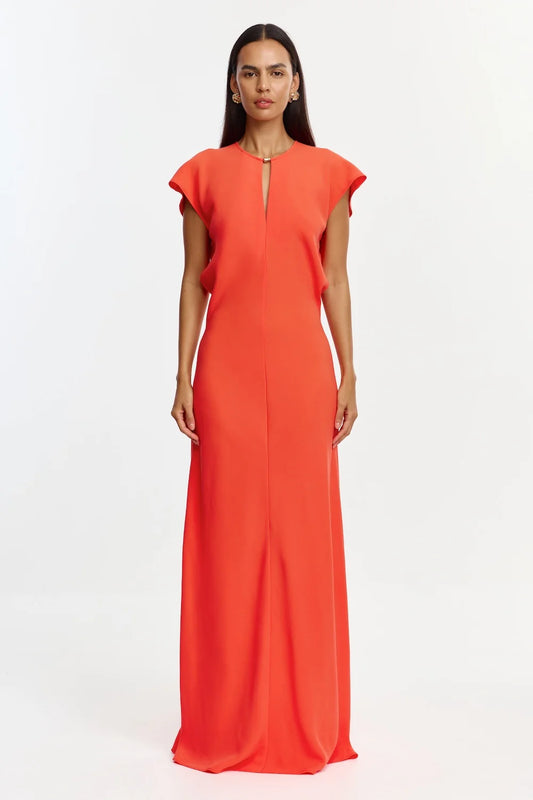 ACLER - Yarrow Maxi Dress in Chilli Red