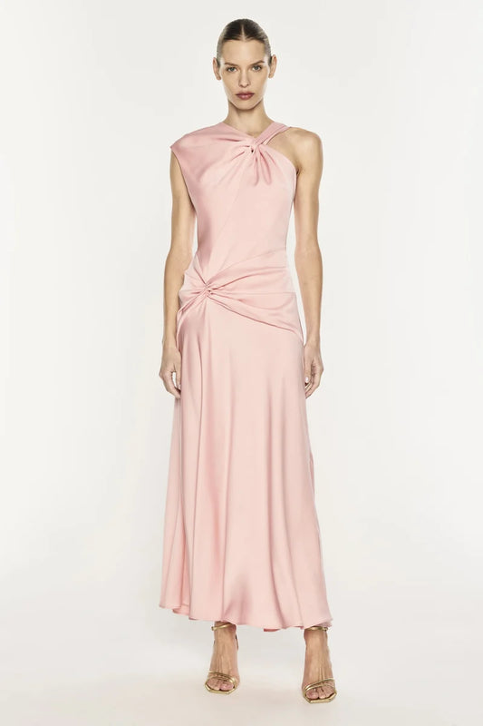 Manning Cartell - Your Song Drape Dress IN BLUSH PINK