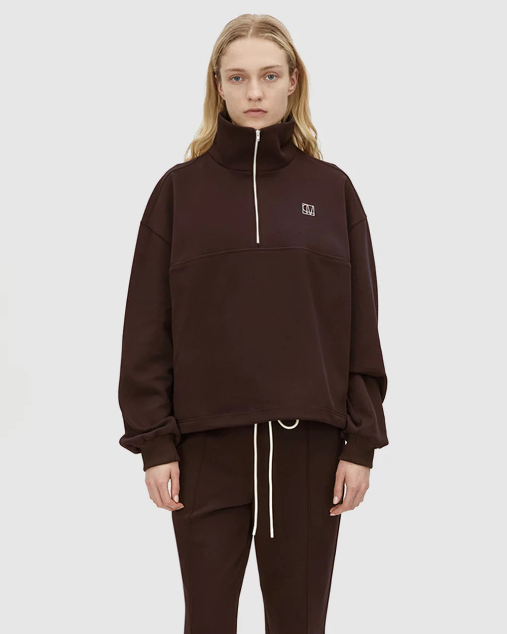 CAMILLA AND MARC - Zylus Sweater in Chocolate/White