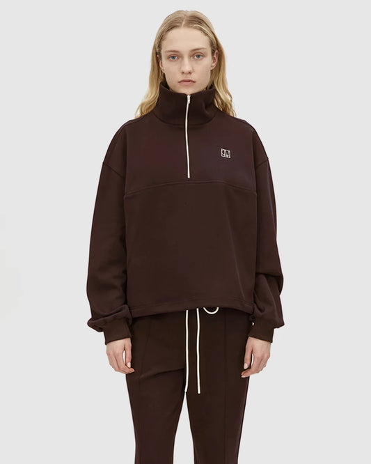 CAMILLA AND MARC - Zylus Sweater in Chocolate/White