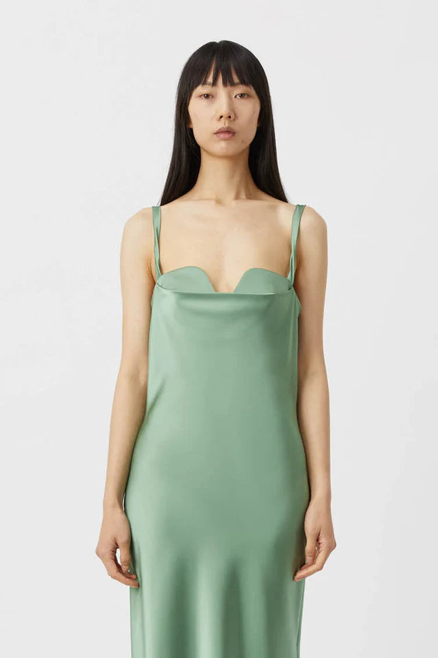 CAMILLA AND MARC Aire Slip Dress-light eucalyptus