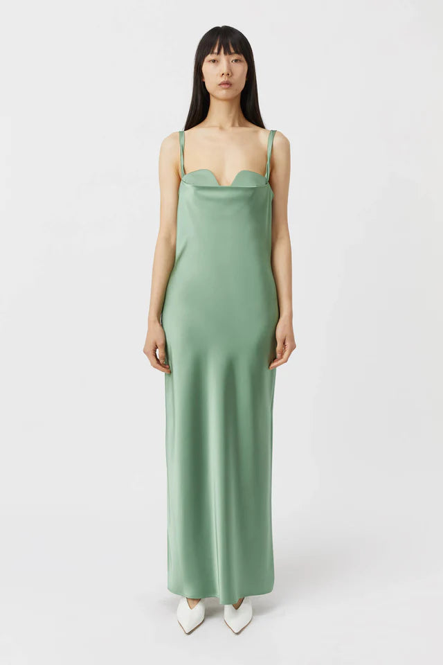 CAMILLA AND MARC Aire Slip Dress-light eucalyptus