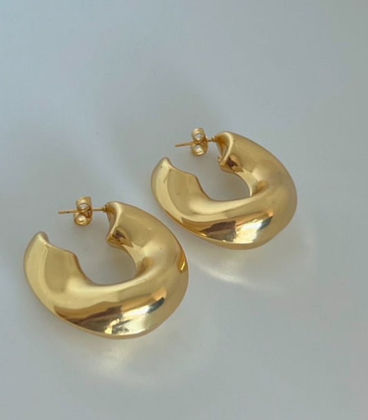 ZOFIA BEL Aperol Spritz earring-gold