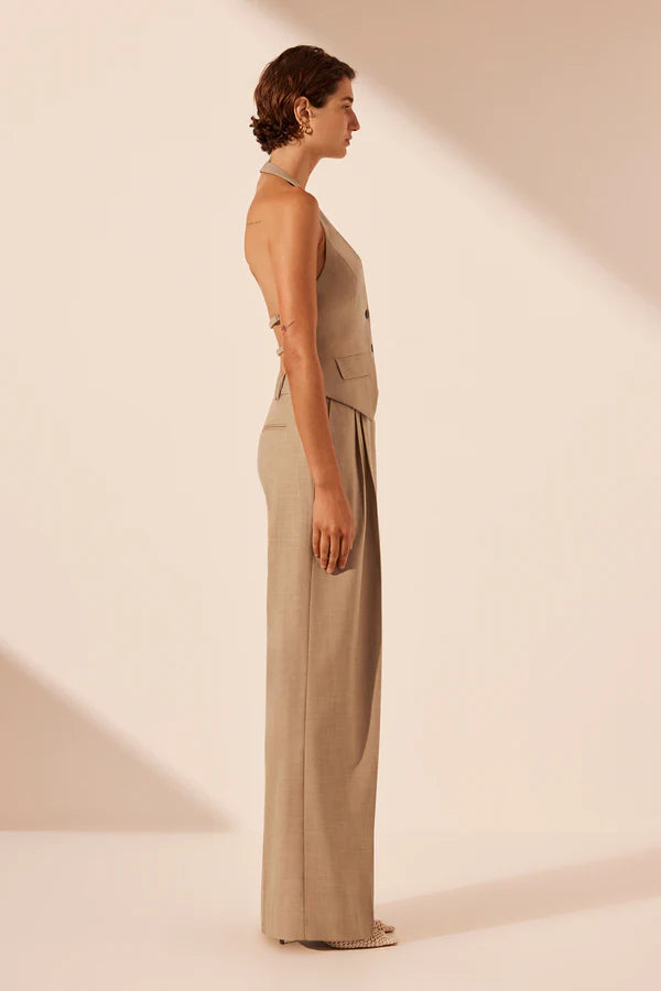 SHONA JOY Asher Tailored Open Back Vest