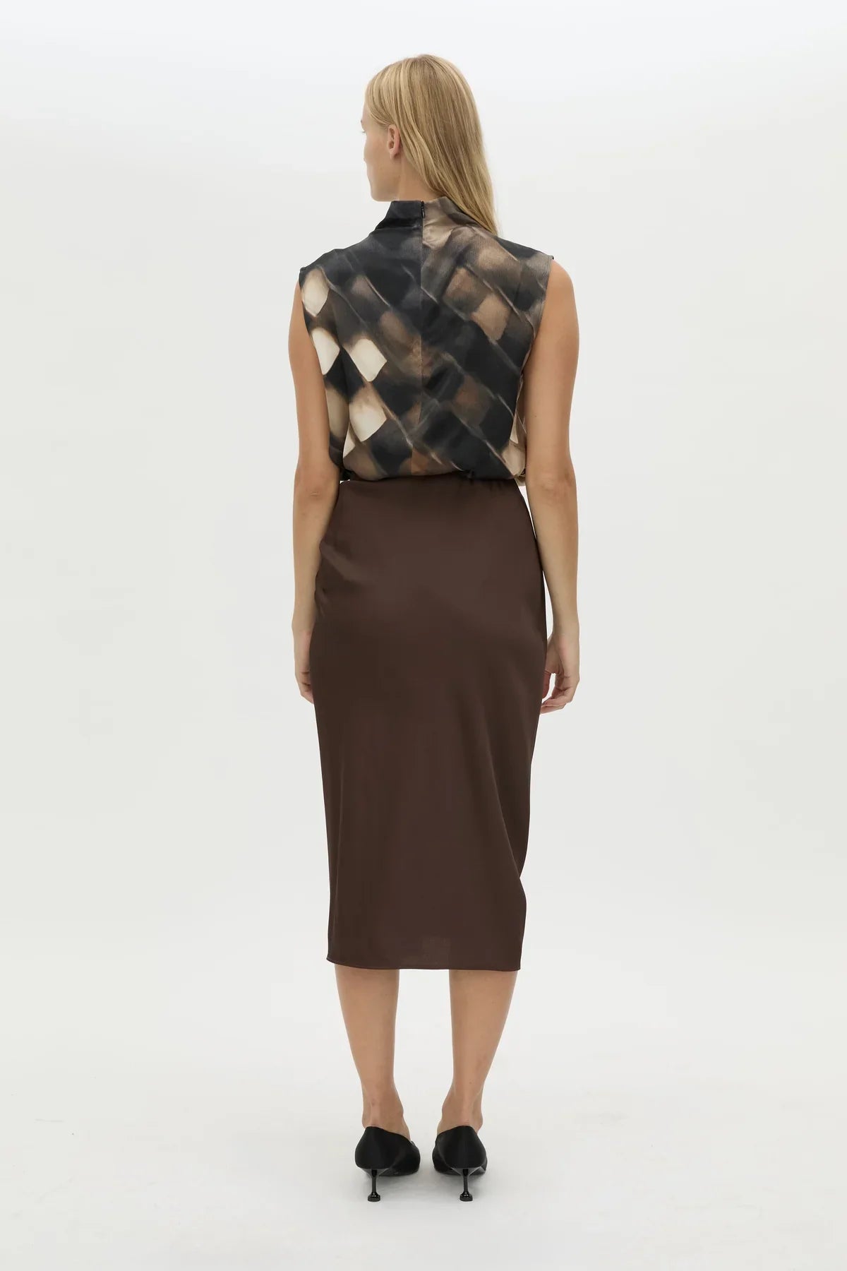 CAMILLA AND MARC - Asper Top in Chocolate Print