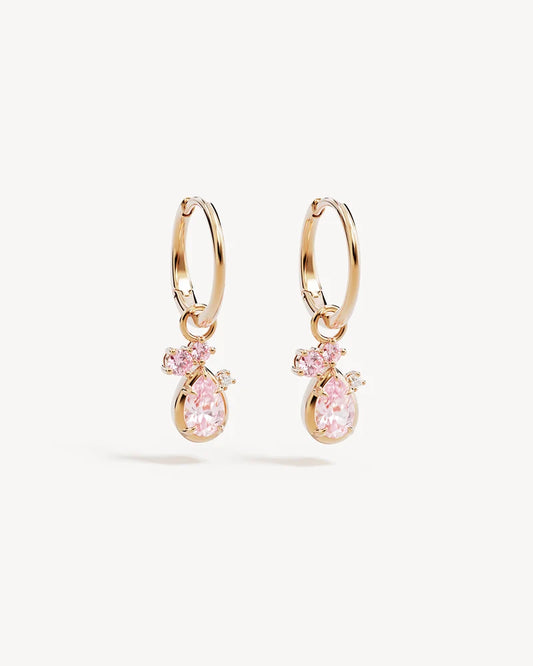 BY CHARLOTTE - Dream Lover Huggies in Gold Vermeil