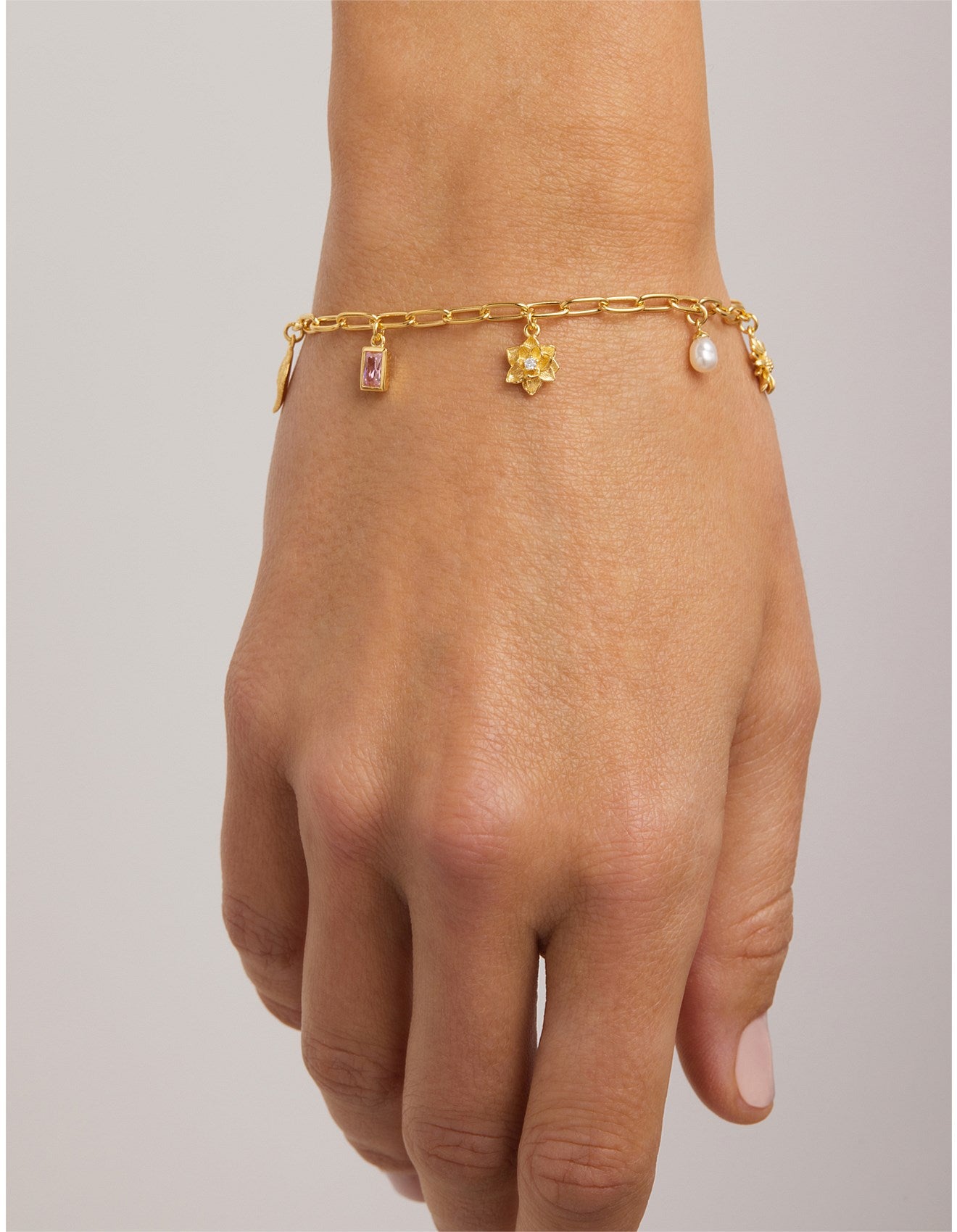 BY CHARLOTTE - Bloom With Grace Bracelet in Gold Vermeil