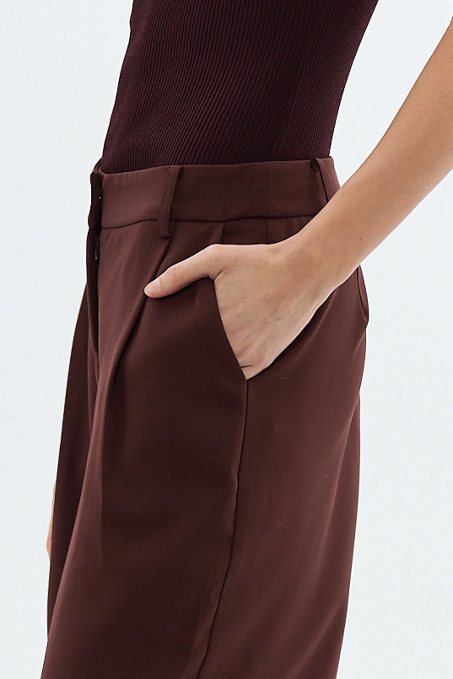 BUBISH - Carmen Pant in Bordeaux