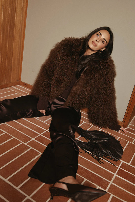 BUBISH - Georgina Jacket in Chocolate