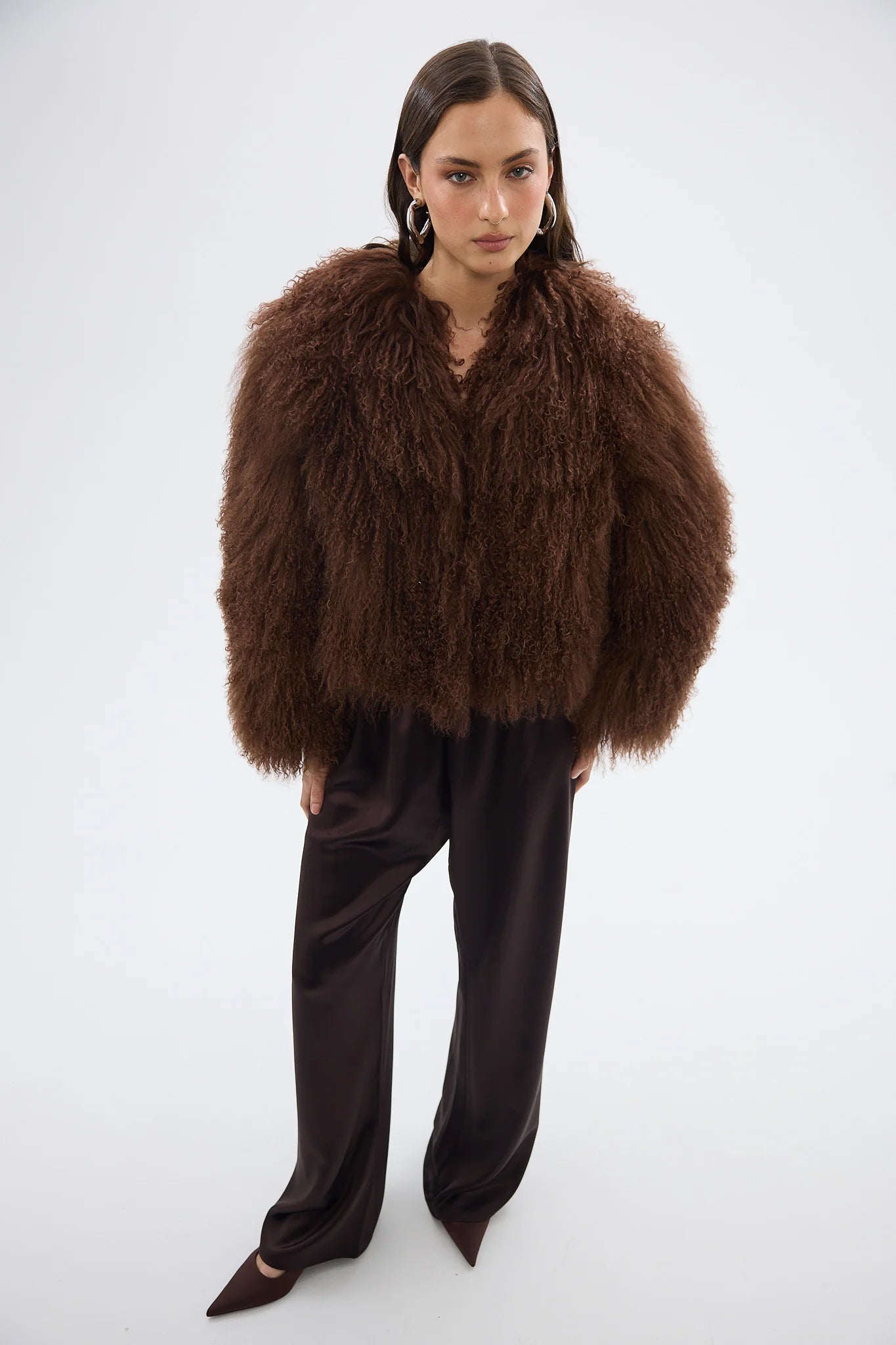 BUBISH - Georgina Jacket in Chocolate