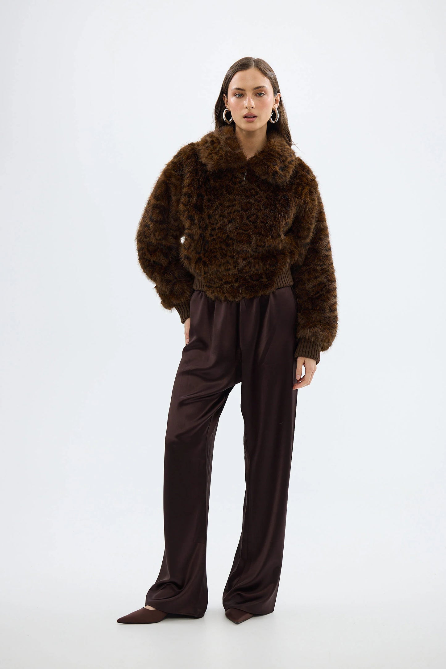 BUBISH - Hailey Faux Bomber Jacket