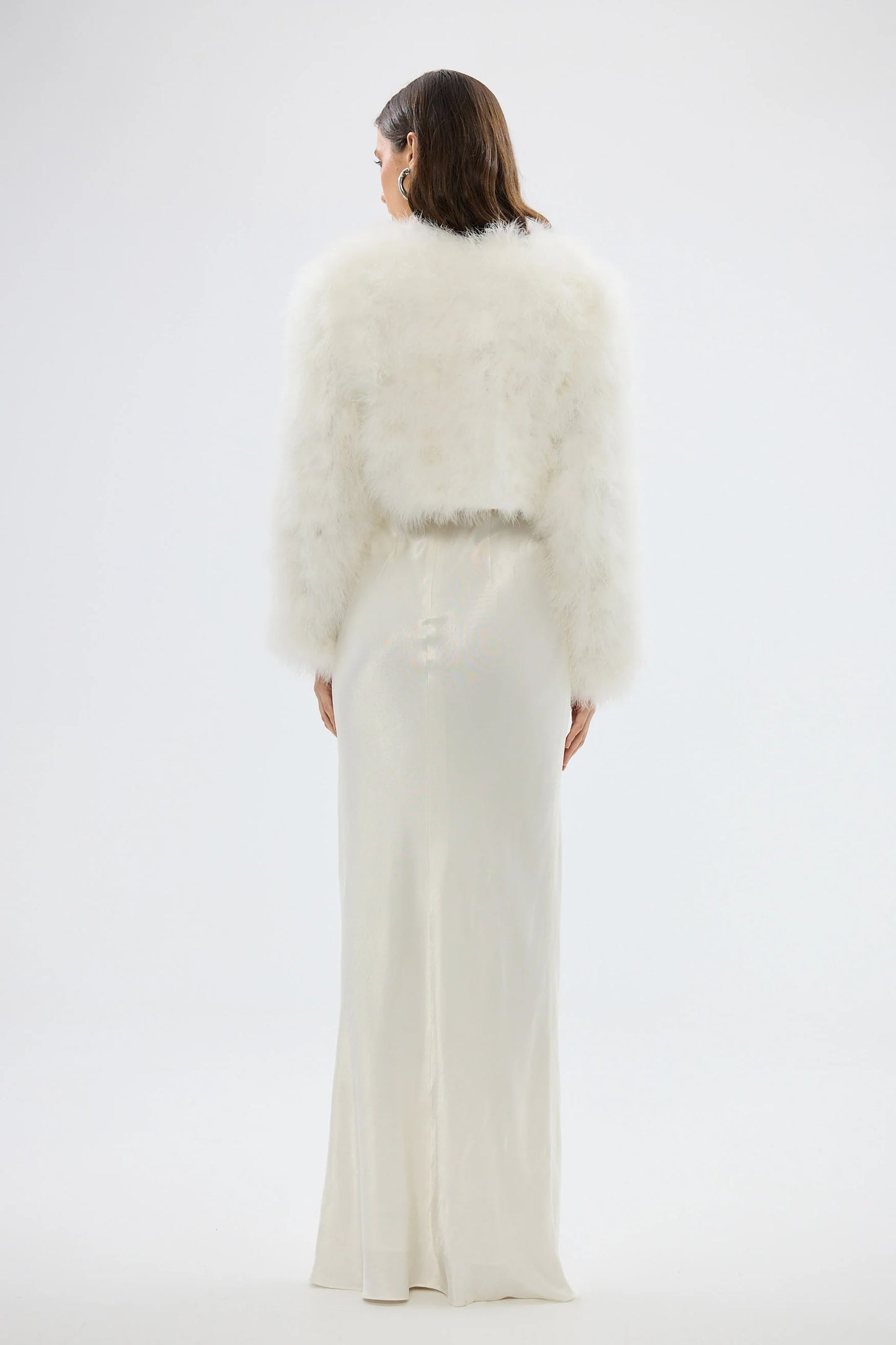 BUBISH - Manhattan Crop Jacket in White