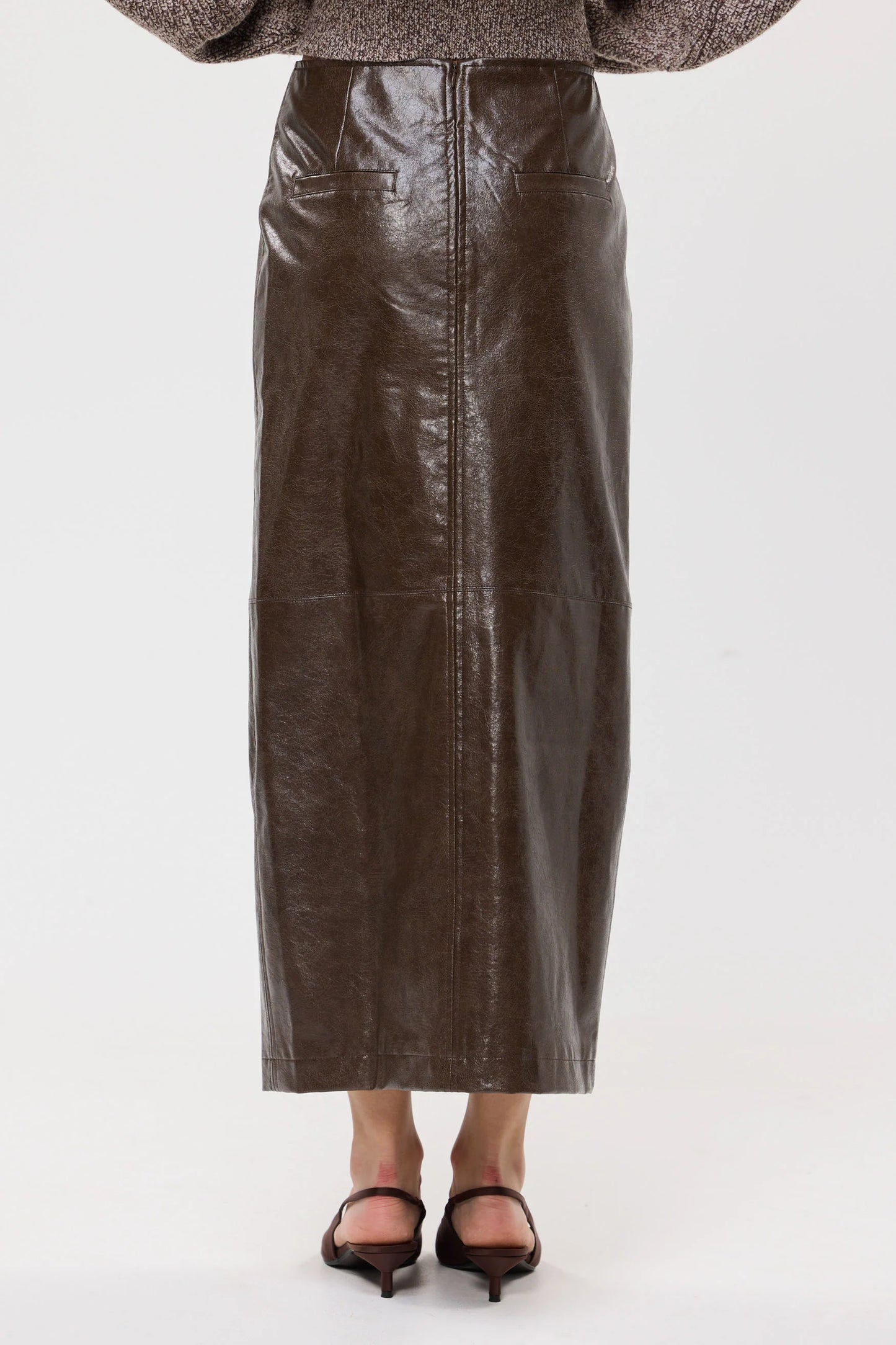 BUBISH - Raye Maxi Skirt in Chocolate