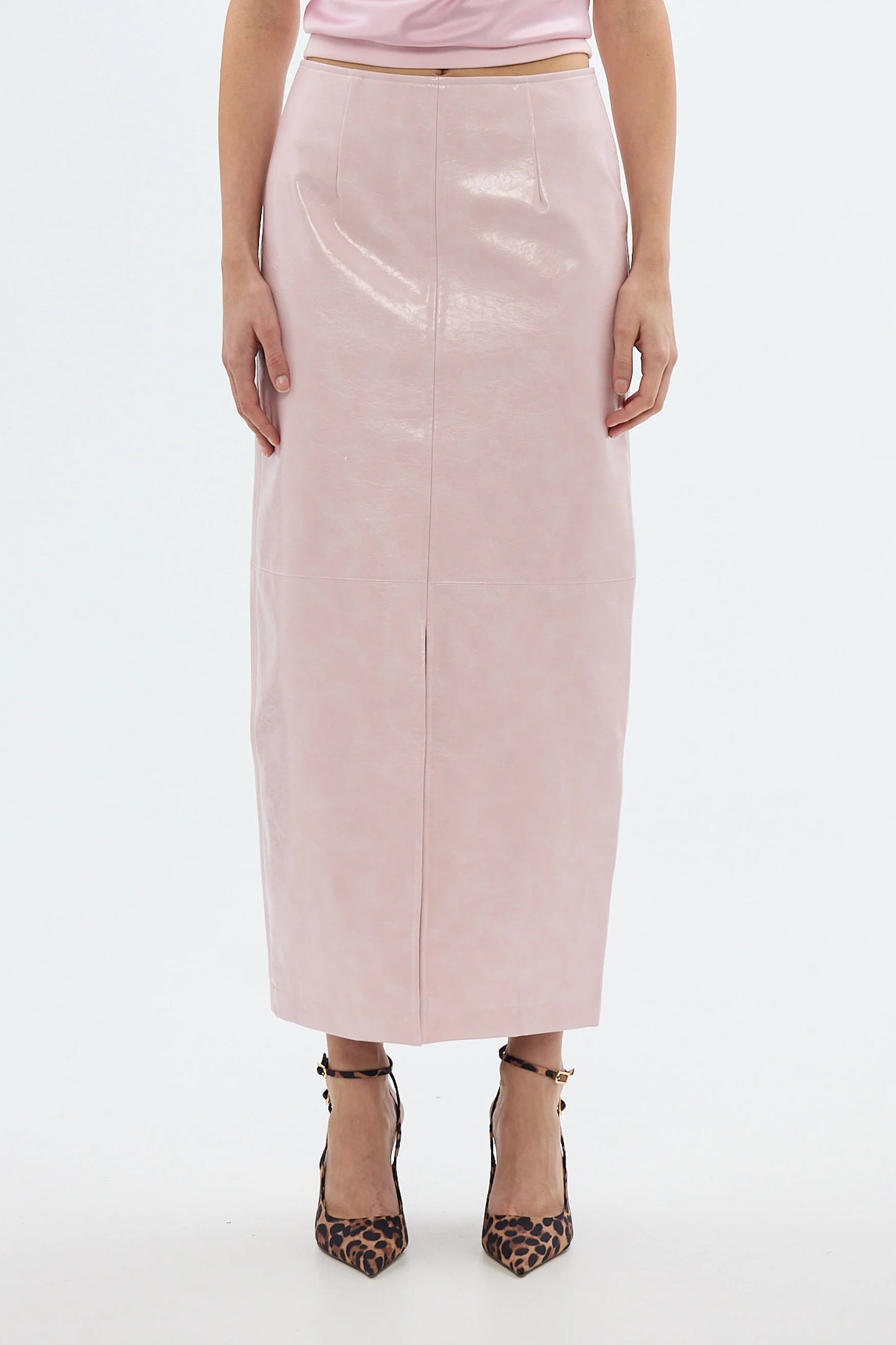 BUBISH - Raye Maxi Skirt in Ice Pink