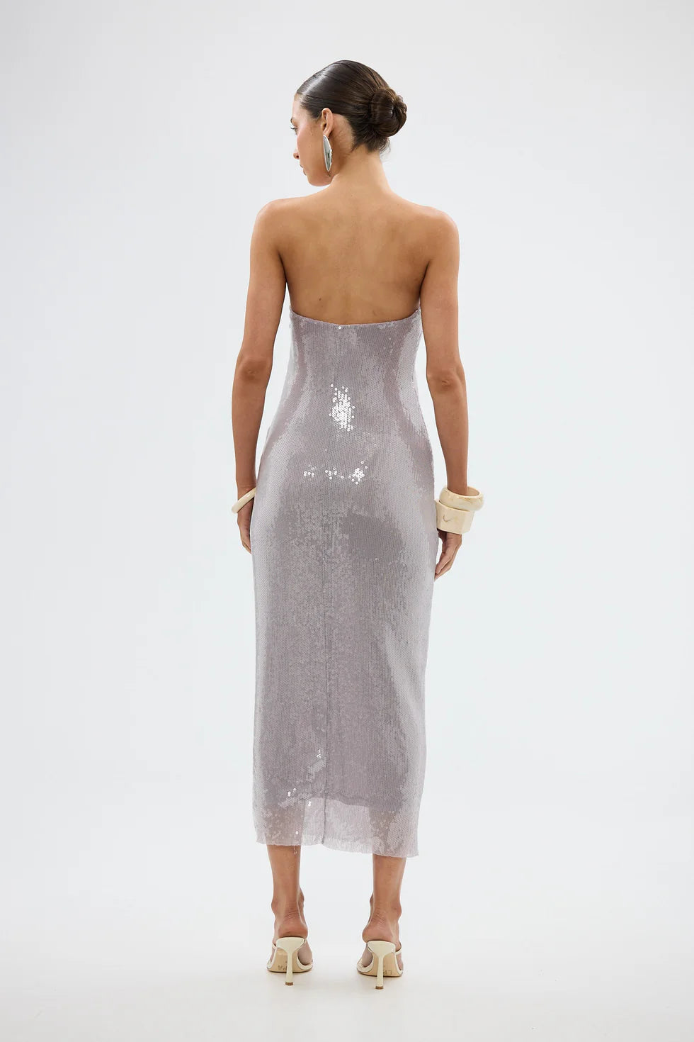 BUBISH - Indy Sequin Dress in Silver