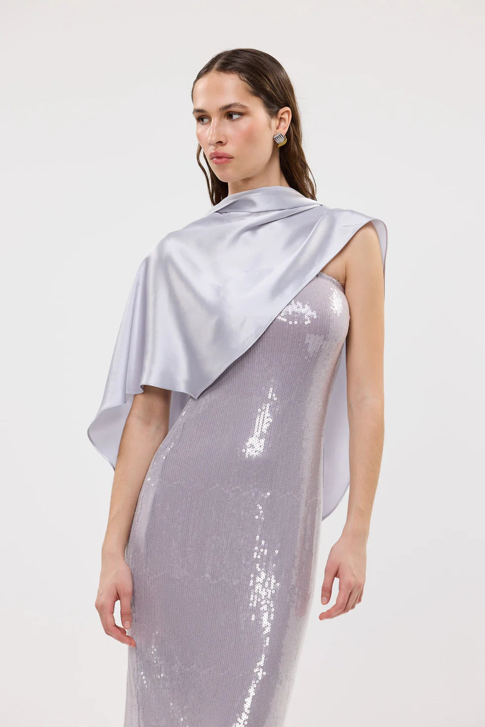 BUBISH - Indy Sequin Dress in Silver