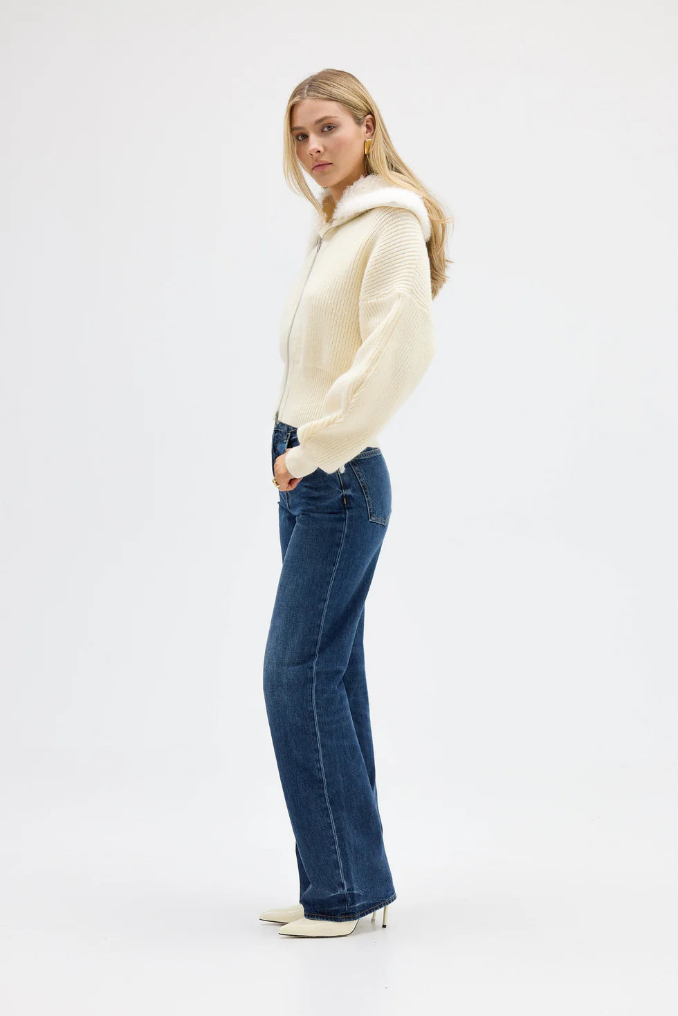 BUBISH - Ruby Knit Cardigan - Ivory