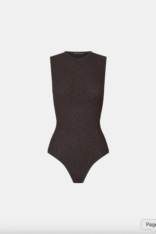 CAMILLA AND MARC - Carey Knit Bodysuit in Espresso