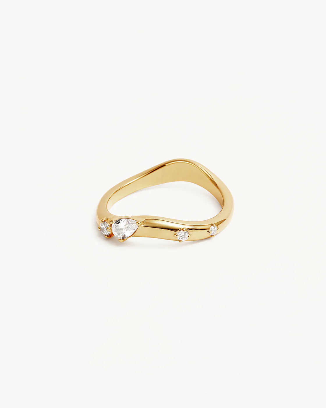 BY CHARLOTTE - Chasing Tides Ring in Gold Vermeil