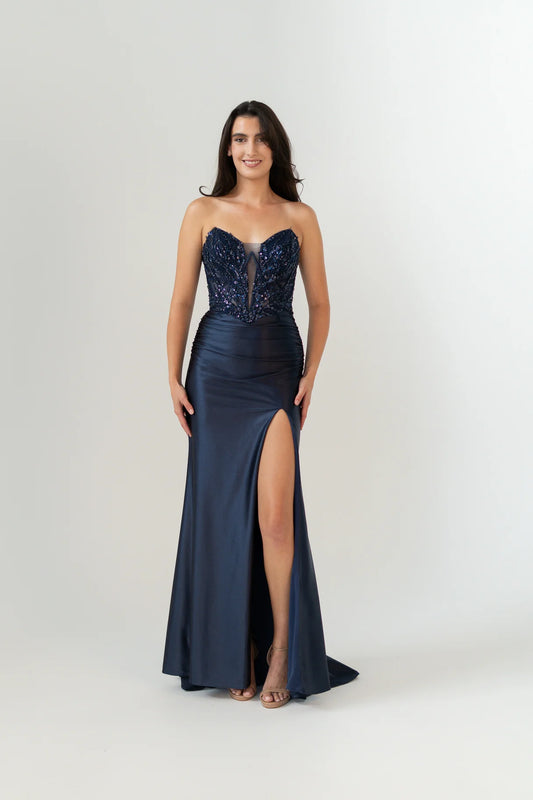 TANIA OLSEN - Cirean Dress in Navy