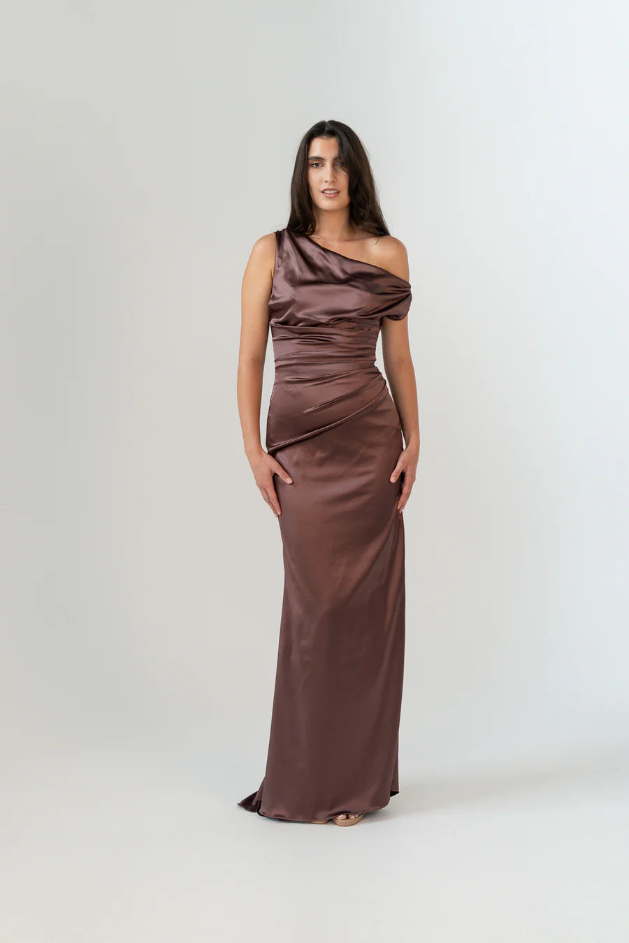 TANIA OLSEN - Coralise Dress in Chocolate