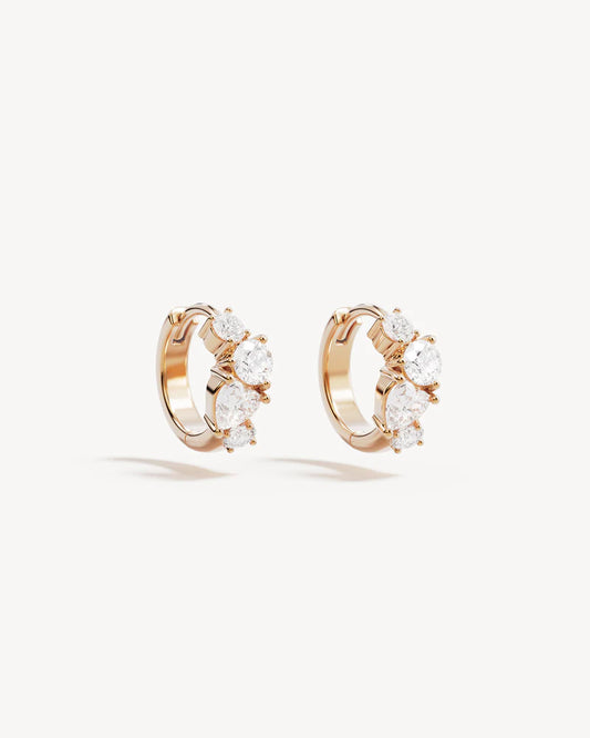 BY CHARLOTTE - Dream Lover Huggies in Gold Vermeil