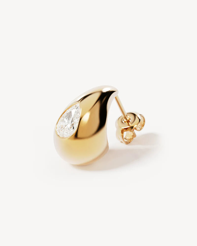 BY CHARLOTTE - Dewdrop Earrings Small Gold Vermeil