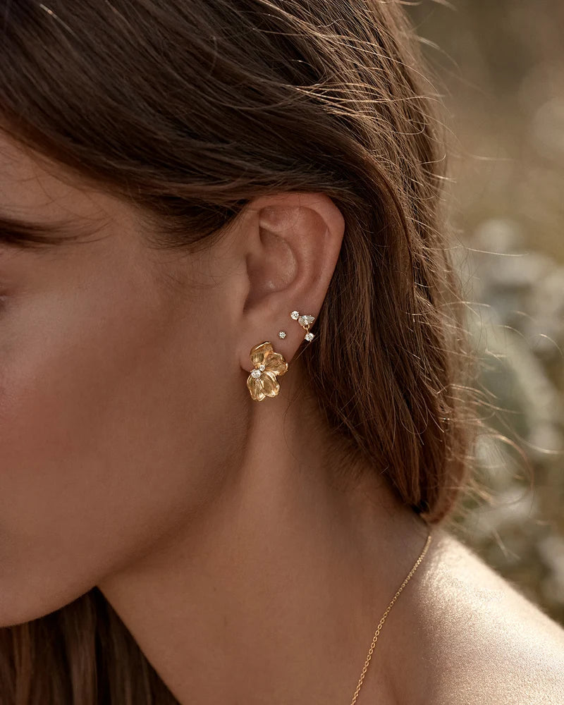 BY CHARLOTTE - Serene Lotus Statement Earrings