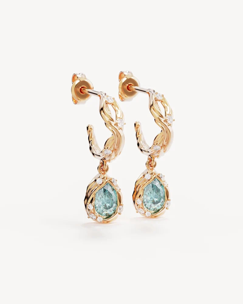 BY CHARLOTTE - Dive Deeper Hoops 18K Gold Plated