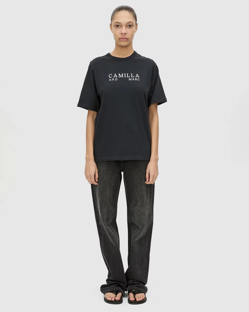 CAMILLA AND MARC - Era Graphic Tee in Navy