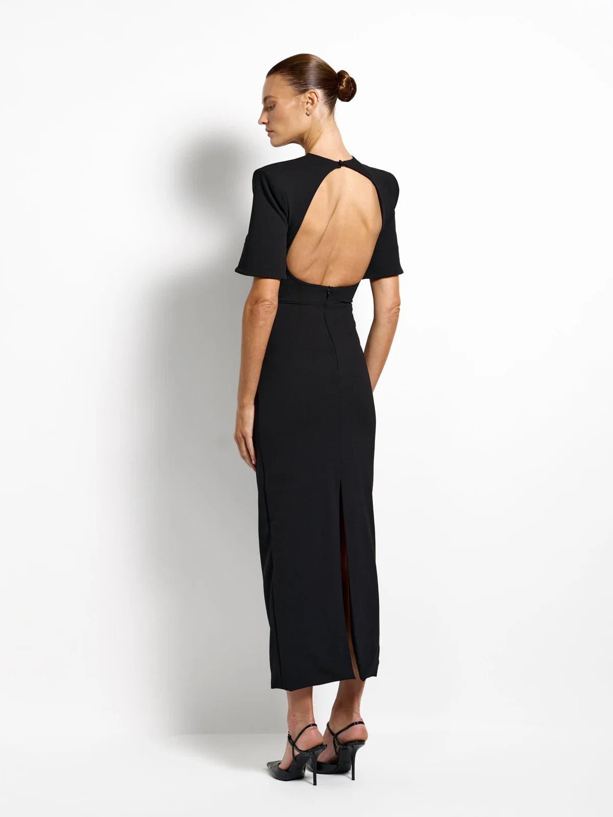 EFFIE KATS - Evie Midi Dress in Black