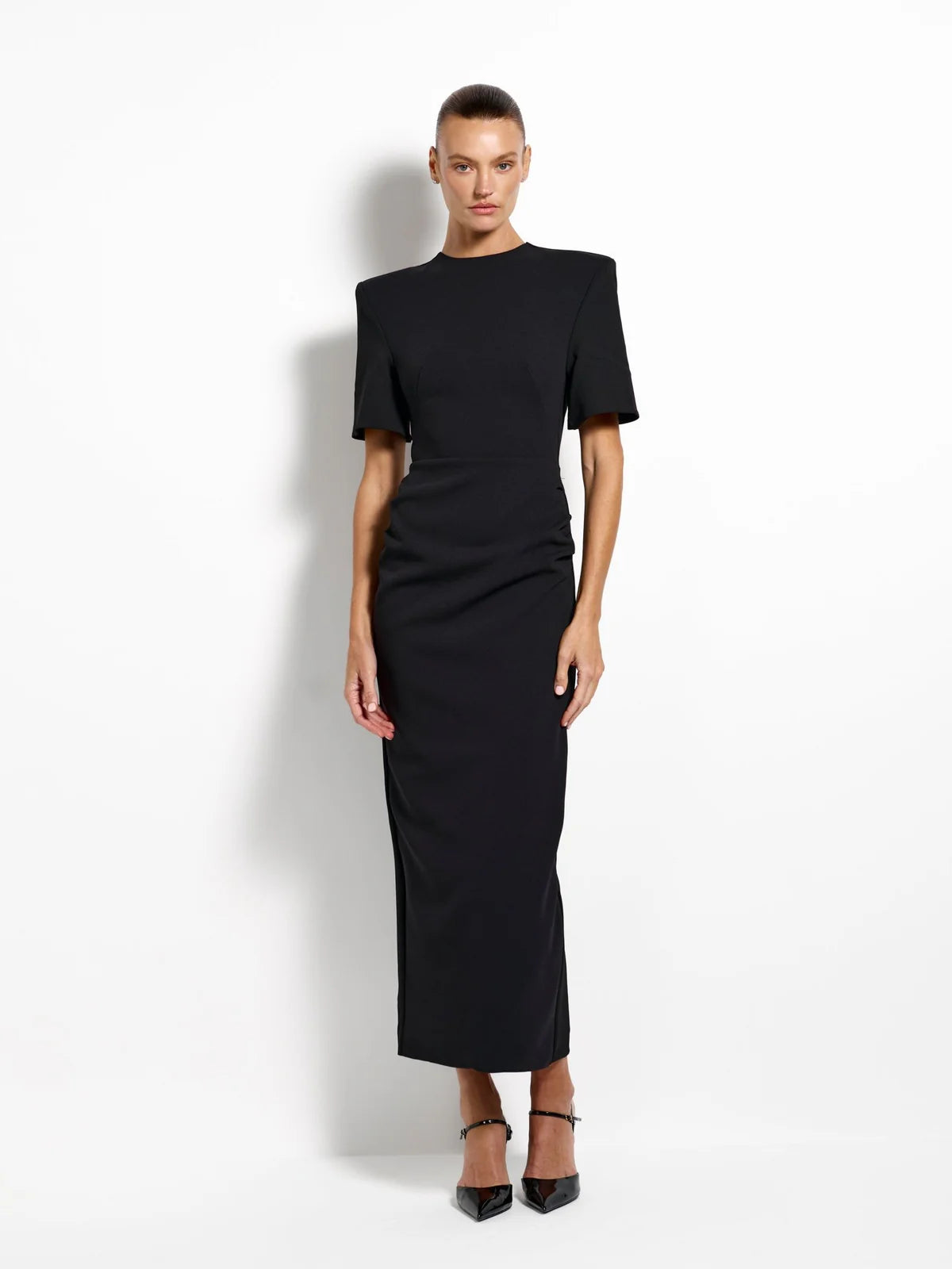 EFFIE KATS - Evie Midi Dress in Black