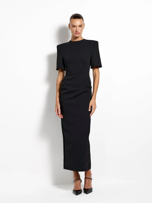 EFFIE KATS - Evie Midi Dress in Black