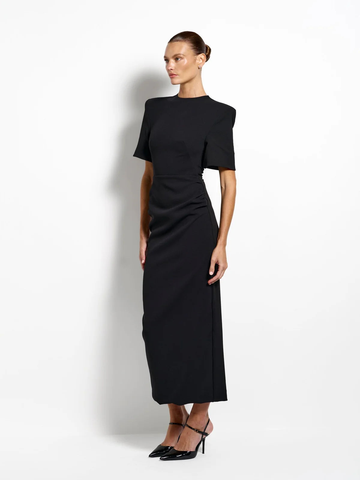 EFFIE KATS - Evie Midi Dress in Black