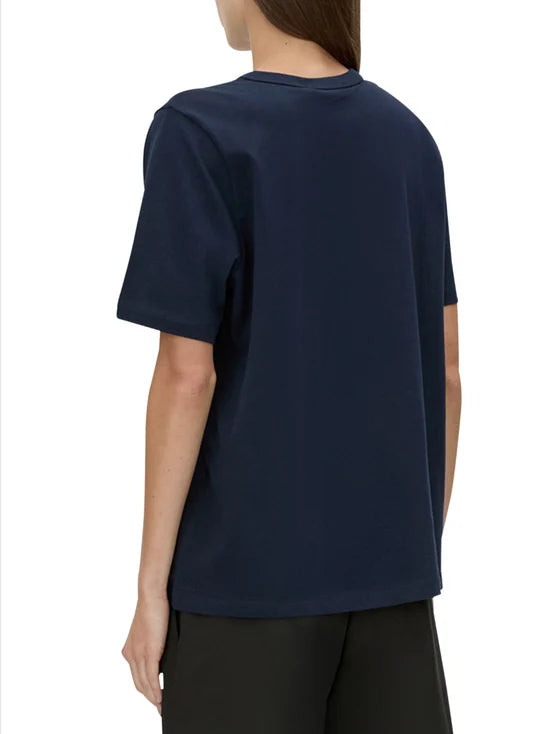 Camilla and Marc - Tia Flocking Logo Tee IN NAVY