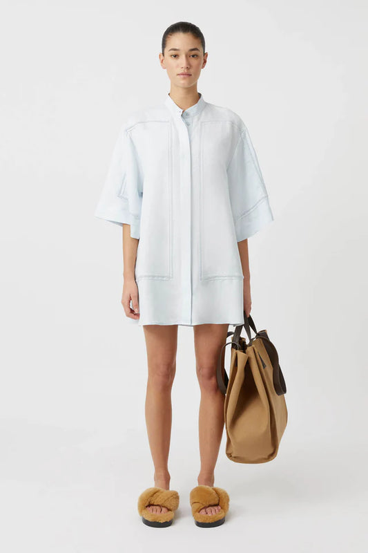 CAMILLA AND MARC Fortuna shirt dress-ice blue