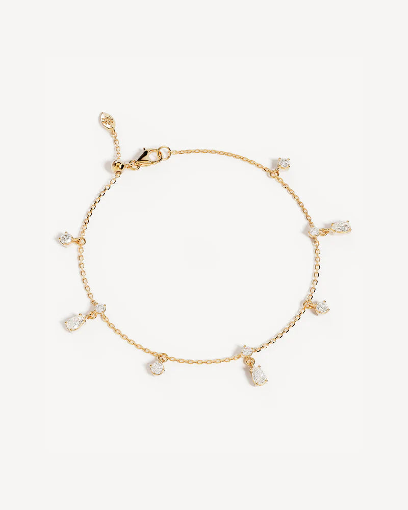 BY CHARLOTTE - No Rain, No Flowers Bracelet in Gold Vermeil