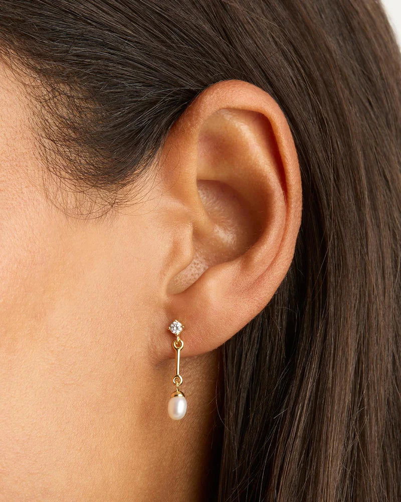 BY CHARLOTTE Embrace Stillness Earring-gold