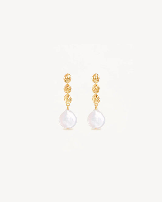 BY CHARLOTTE Grow with grace earrings-gold