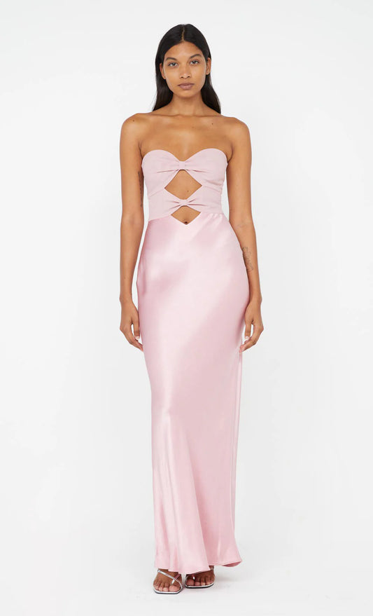 BEC + BRIDGE Halle strapless dress-pink