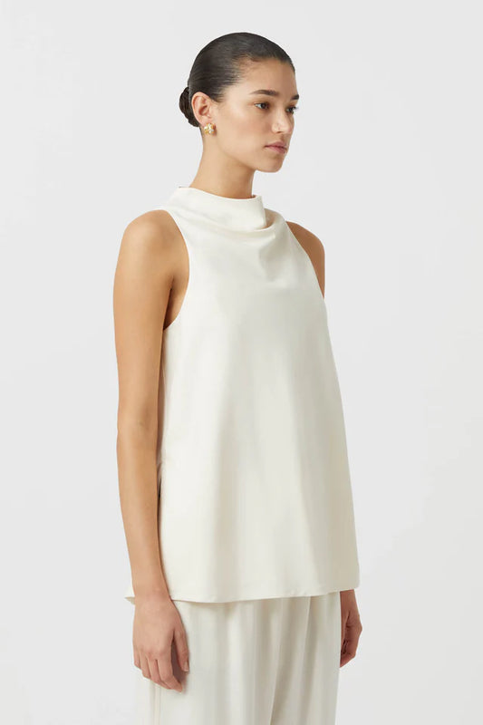 CAMILLA AND MARC Halston high neck top-ivory