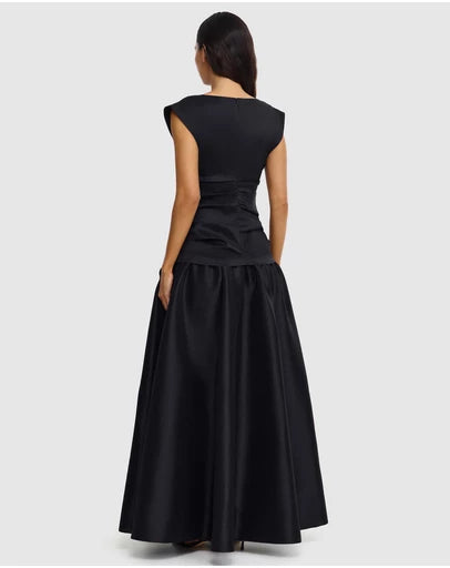 ACLER Delph Maxi Dress - Black