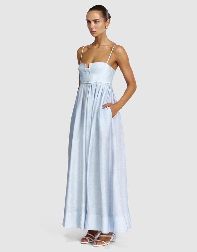 ACLER Madol Maxi Dress in Blue Melt