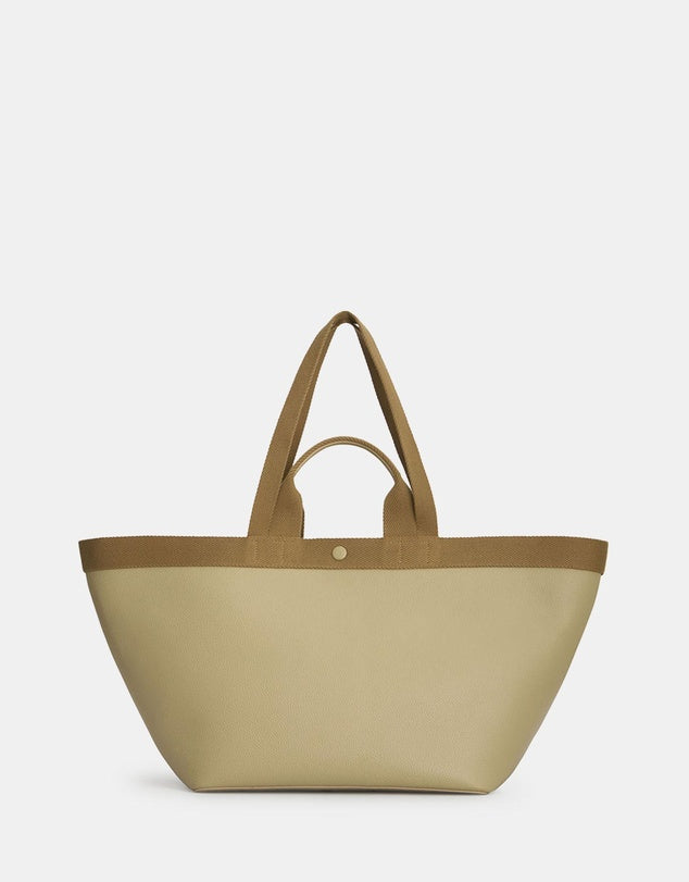 CAMILLA AND MARC Soki Contrast Tote-taupe